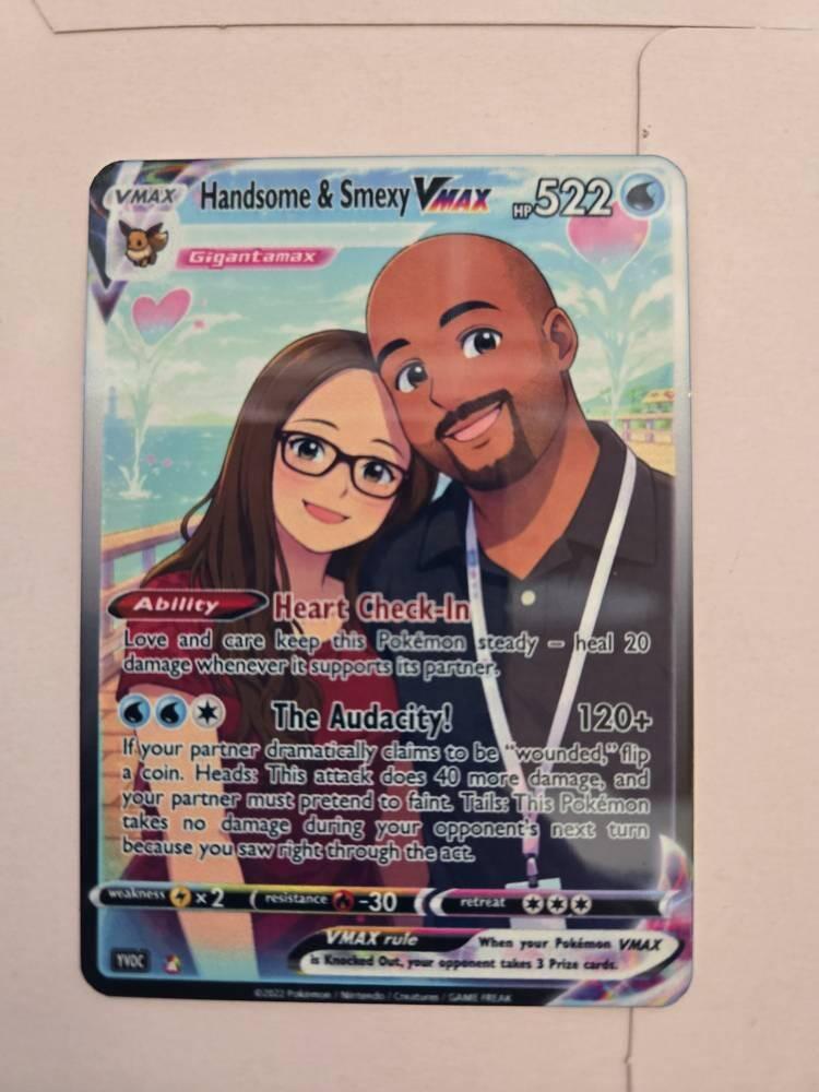 Custom Pokémon Card — Couples