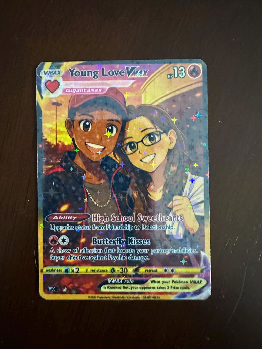 Custom Pokémon Card — Couples