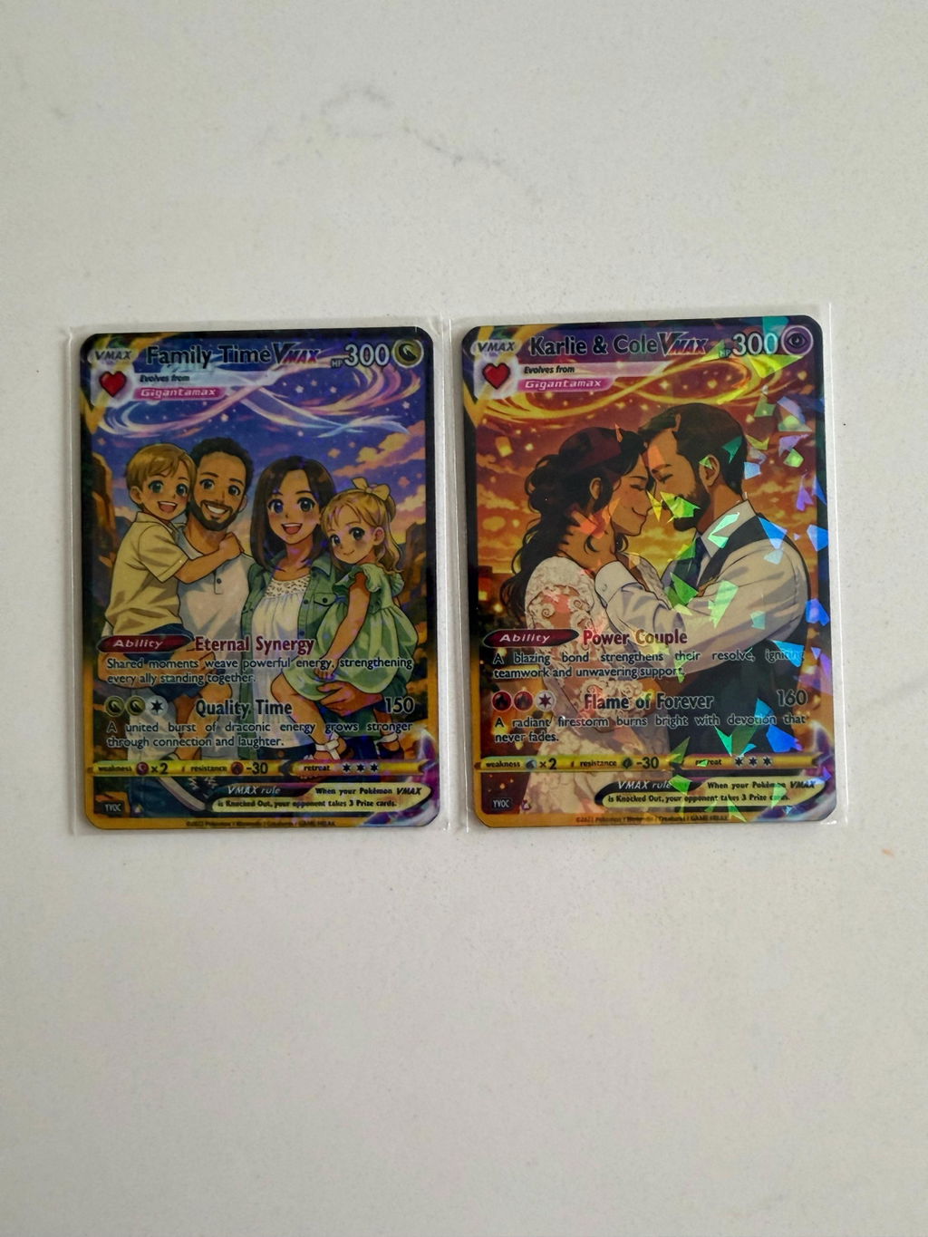 Custom Pokémon Card — Couples