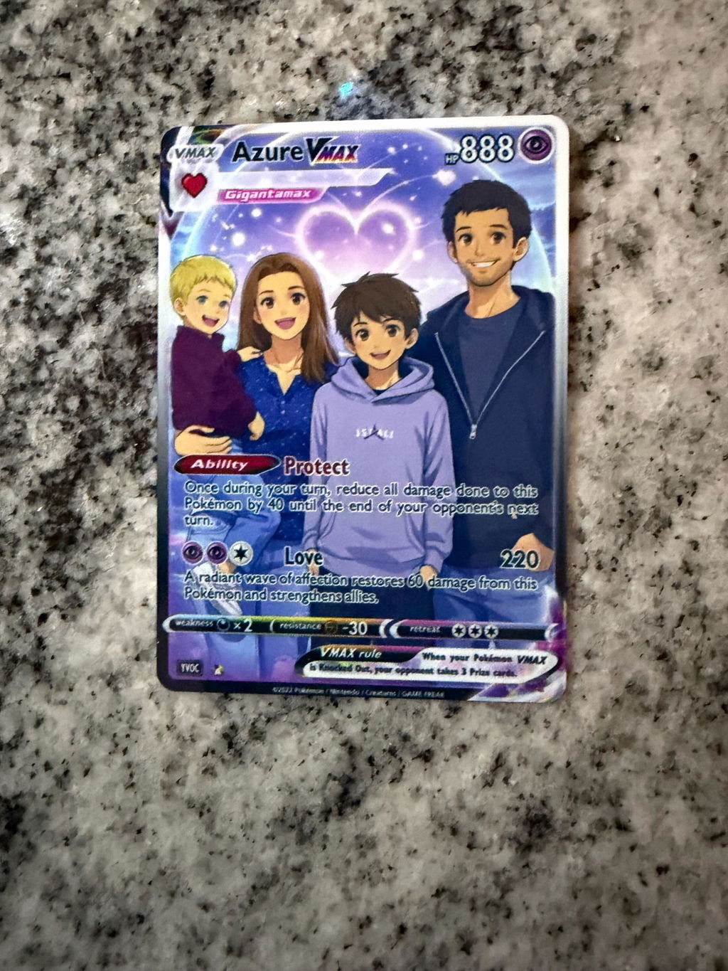 Custom Pokémon Card — Couples