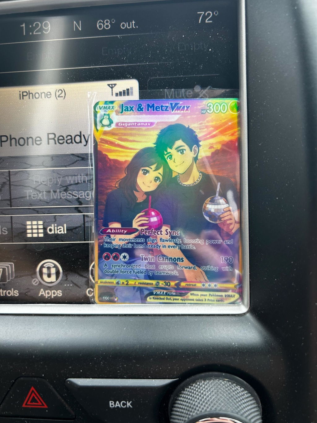 Custom Pokémon Card — Couples