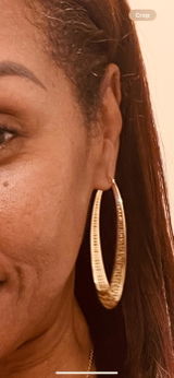 Milky Way Big Hoop Earrings