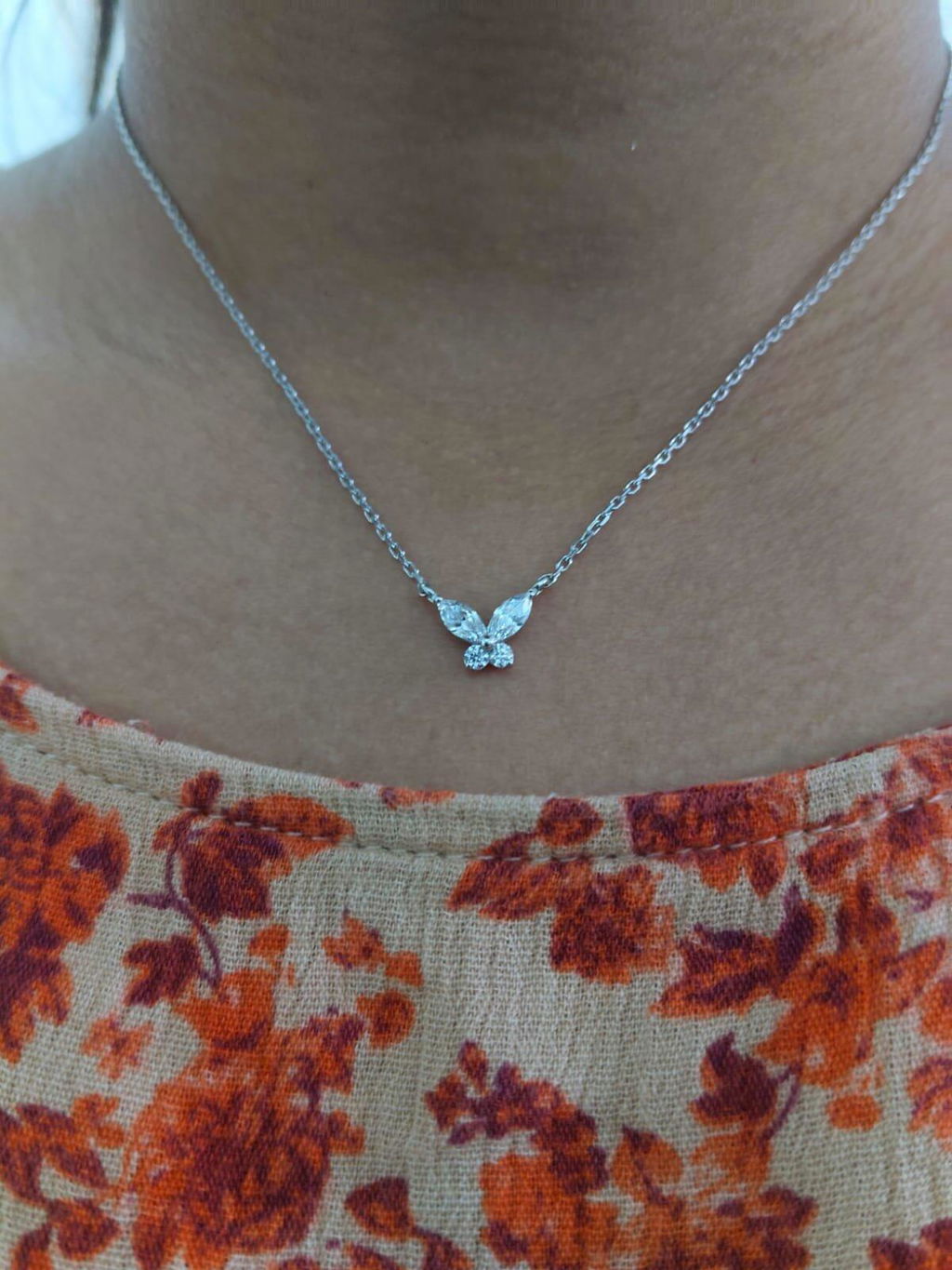 Butterfly Diamond Pendant