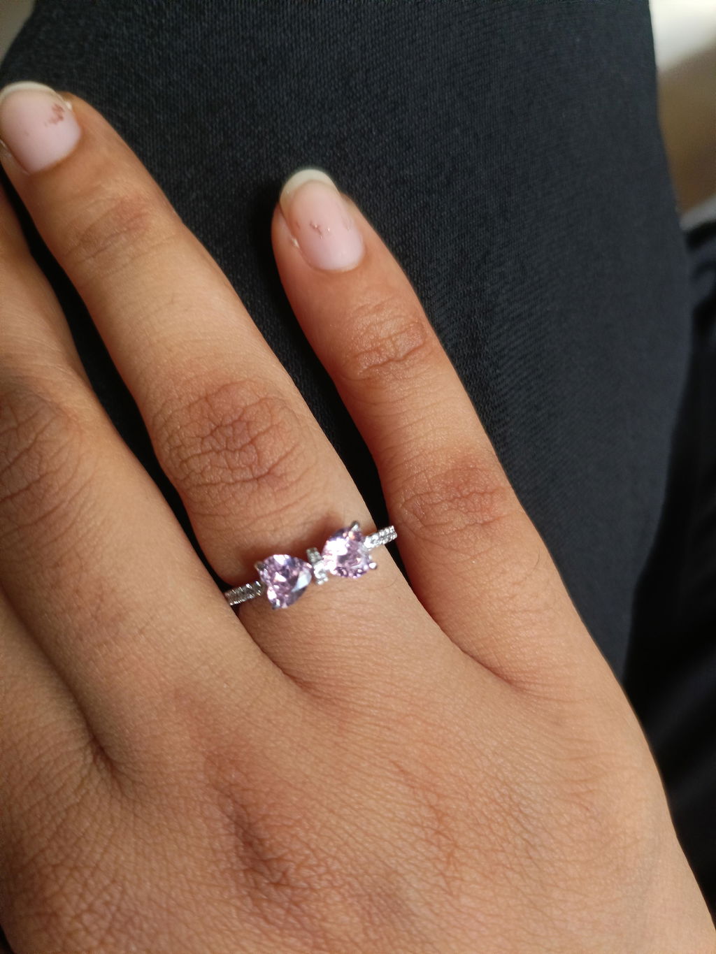 Pink Heart Ring