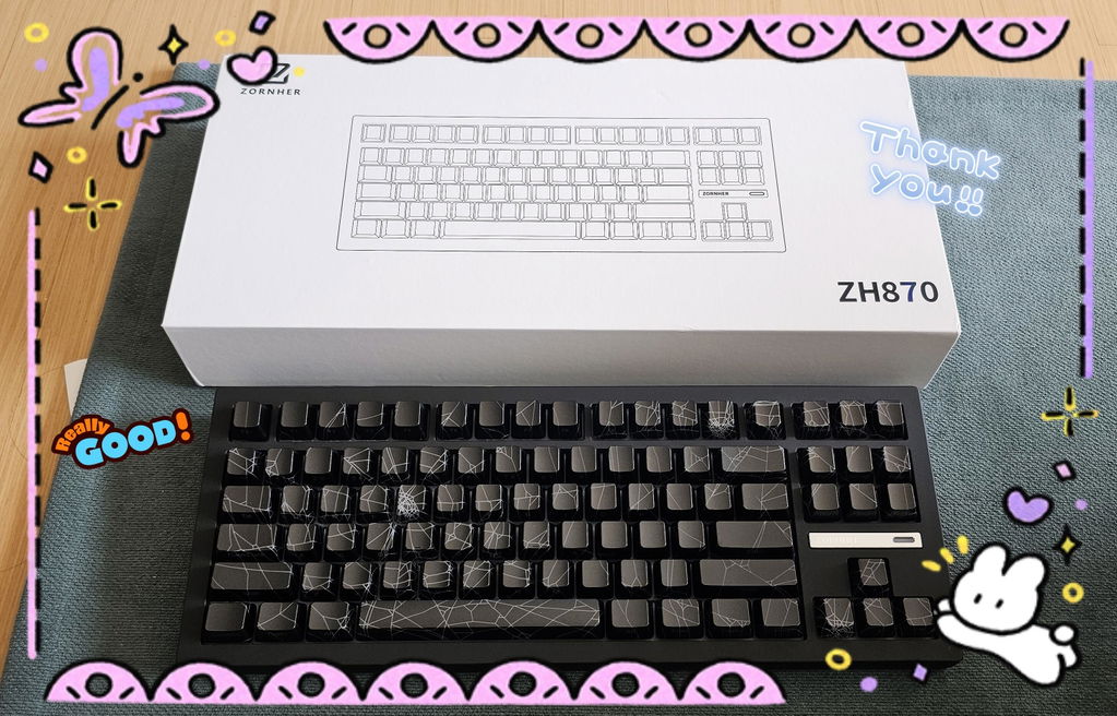 ZH870 80% Zornher Mechanical Keyboard